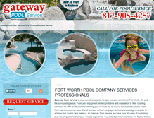 Tablet Screenshot of gatewaypoolservice.com